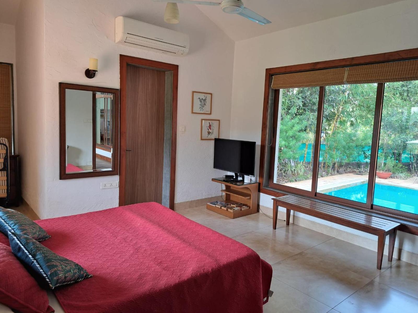 阿里巴格Casa Blanca 3Bhk W/Pool Near Mandwa, Alibaug别墅 外观 照片