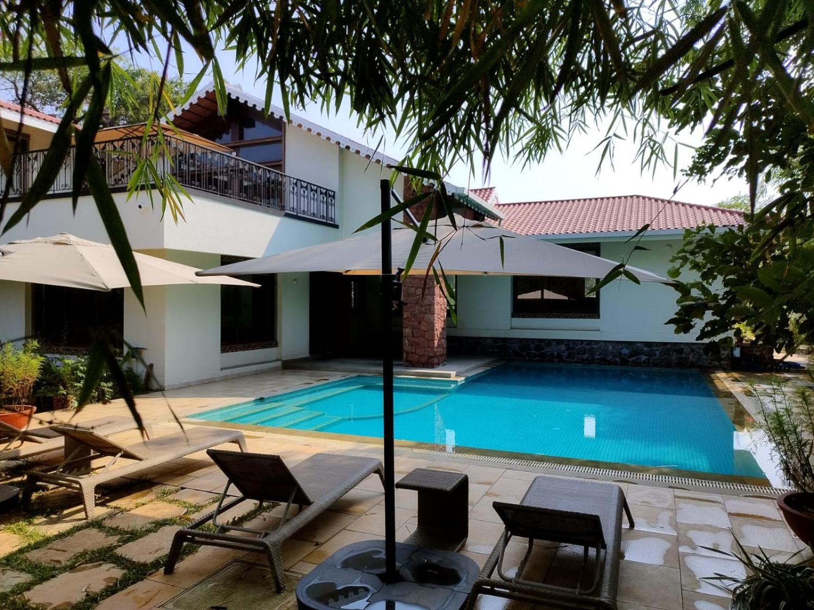 阿里巴格Casa Blanca 3Bhk W/Pool Near Mandwa, Alibaug别墅 外观 照片